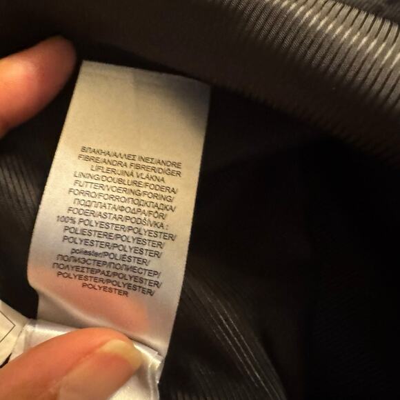 Lauren Ralph Lauren Black Buckle-Tab Coat | Size 14 | Fully Lined - Picture 6 of 8